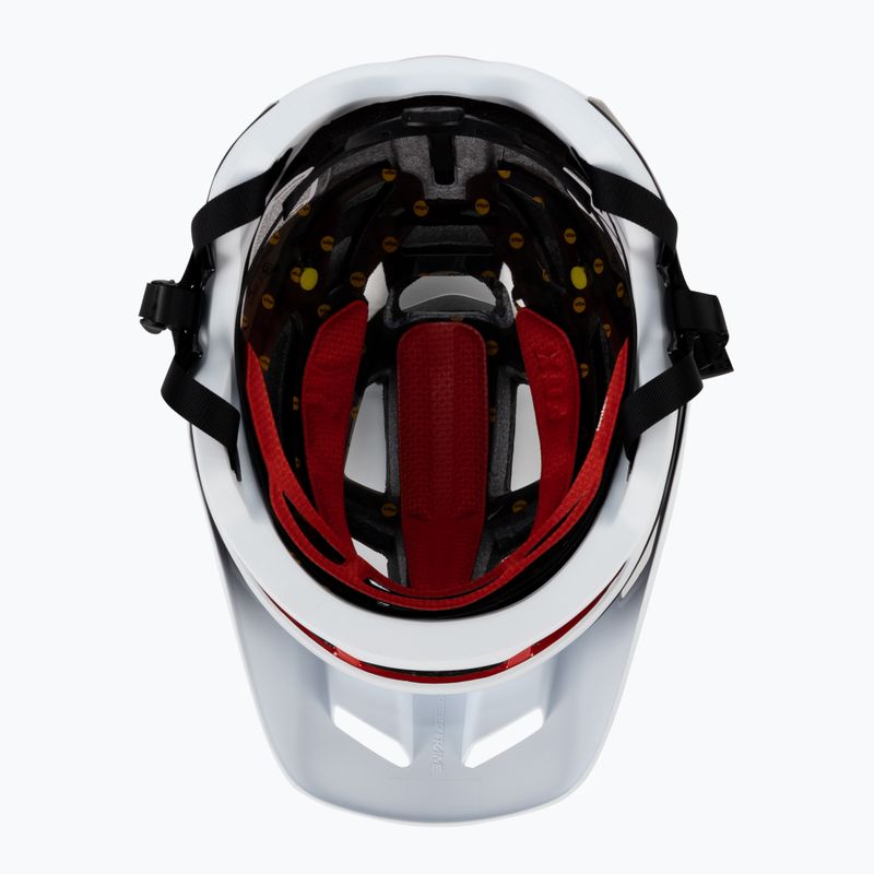 Fox Racing Speedframe Pro Blocked bike helmet black and white 29414_058 5
