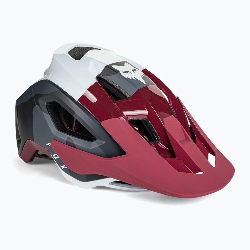 Fox Racing Speedframe Pro bicycle helmet red and white 31197_247