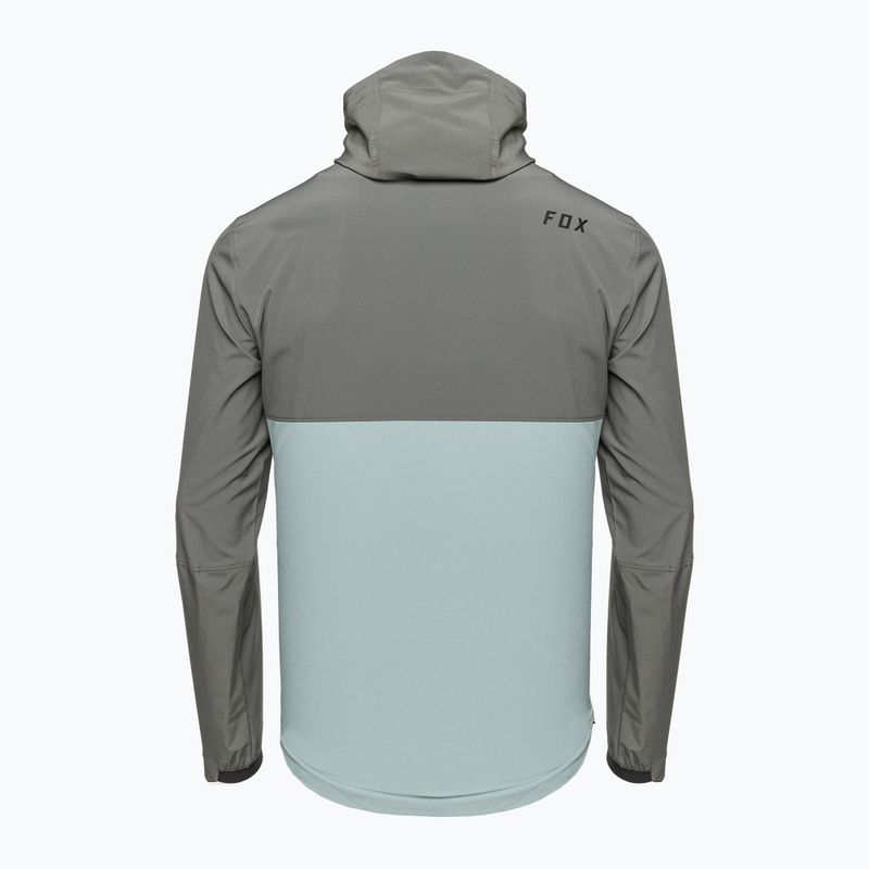 Fox Racing Ranger Wind Pullover grey-blue men's cycling jacket 31038_052 2