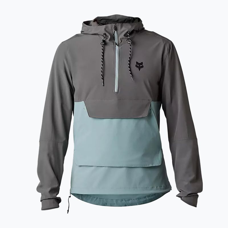 Fox Racing Ranger Wind Pullover grey-blue men's cycling jacket 31038_052 5