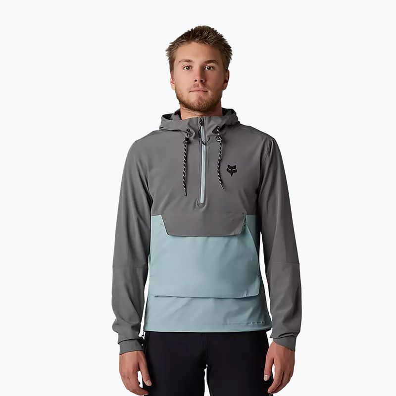 Fox Racing Ranger Wind Pullover grey-blue men's cycling jacket 31038_052 6
