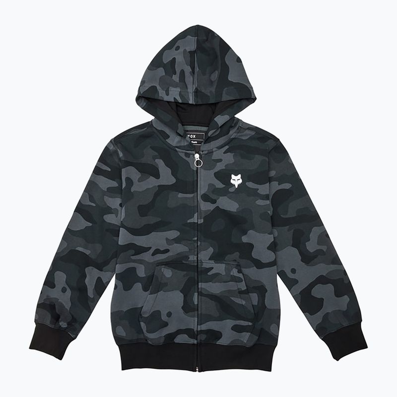 Children's sweatshirt Fox Racing Fox Head Camo Full Zip Jr black camo