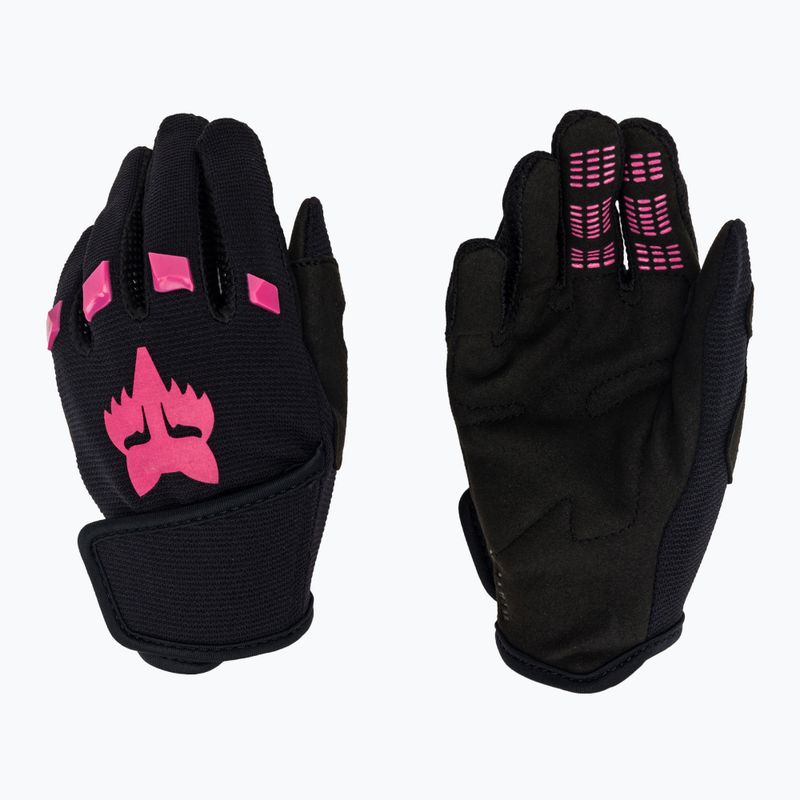 Fox Racing Kids Dirtpaw Jr black/pink cycling gloves