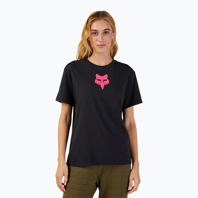 Women's T-shirt Fox Racing Fox Head black/pink