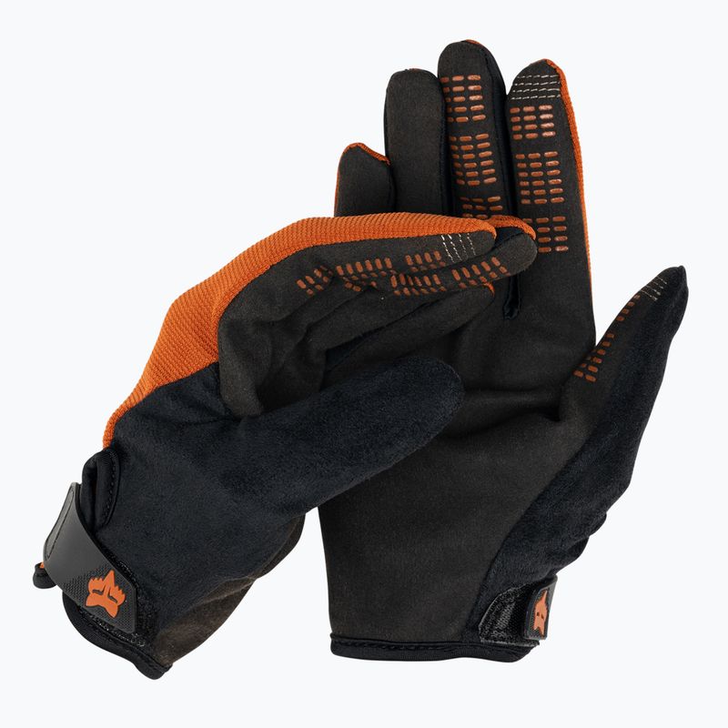 Fox Racing Ranger burnt orange men's cycling gloves