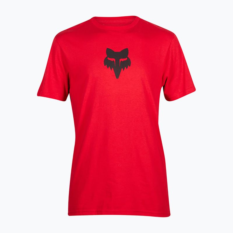 Men's Fox Racing Fox Head flame red t-shirt 3