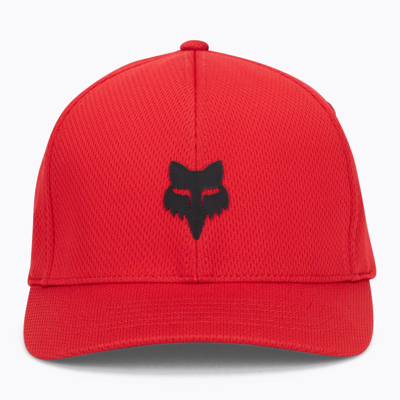 Men's Fox Racing Fox Head Tech Flexfit Hat flame red 2