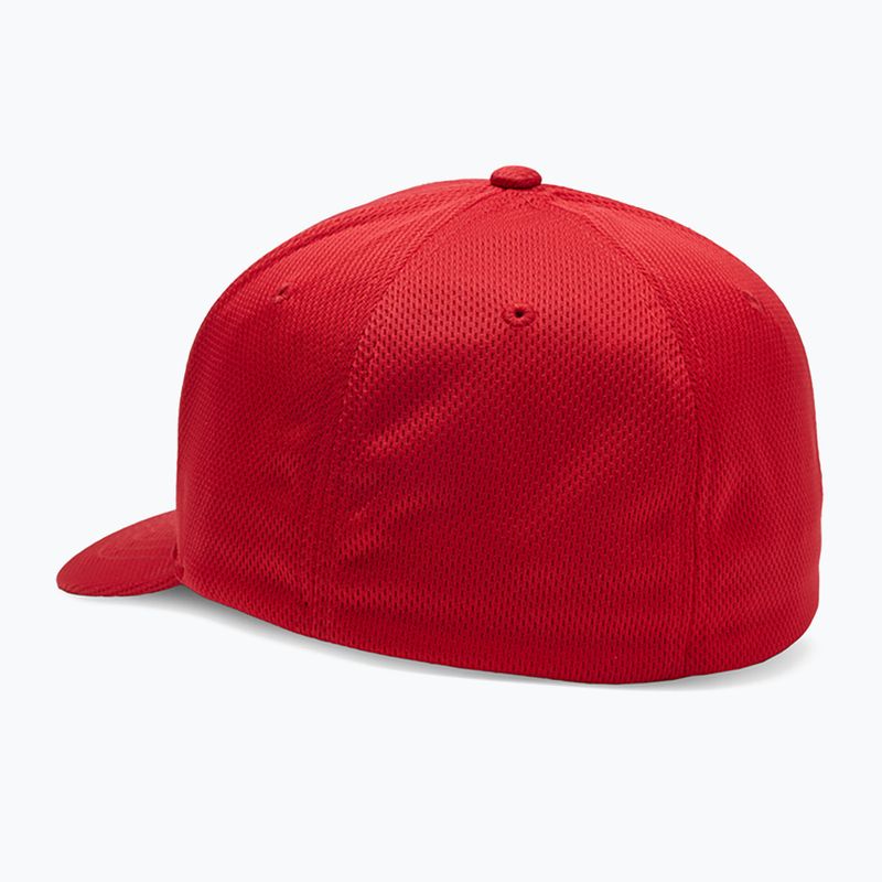 Men's Fox Racing Fox Head Tech Flexfit Hat flame red 2