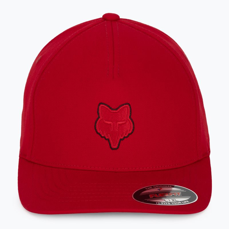 Baseball cap Fox Racing Fox Head Flexfit flame red 2