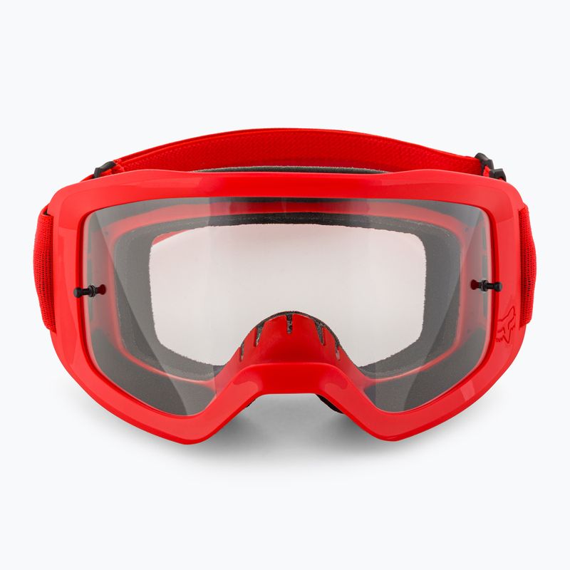 Fox Racing Main Core fluorescent red cycling goggles 2