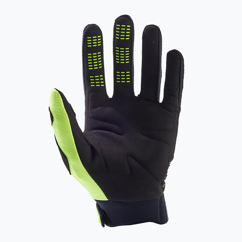 Men's cycling gloves Fox Racing Dirtpaw fluorescent yellow 2