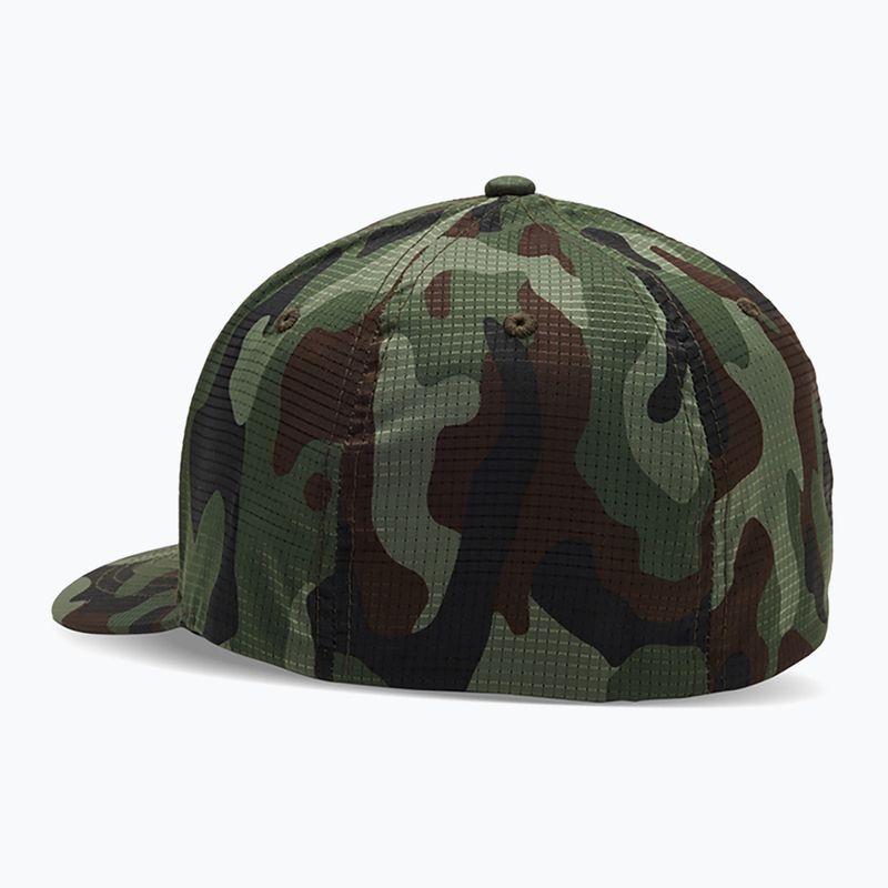 Men's Fox Racing Fox Head Camo Tech Flexfit green camo baseball cap 2