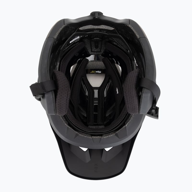 Fox Racing Dropframe Pro matte black bicycle helmet 5