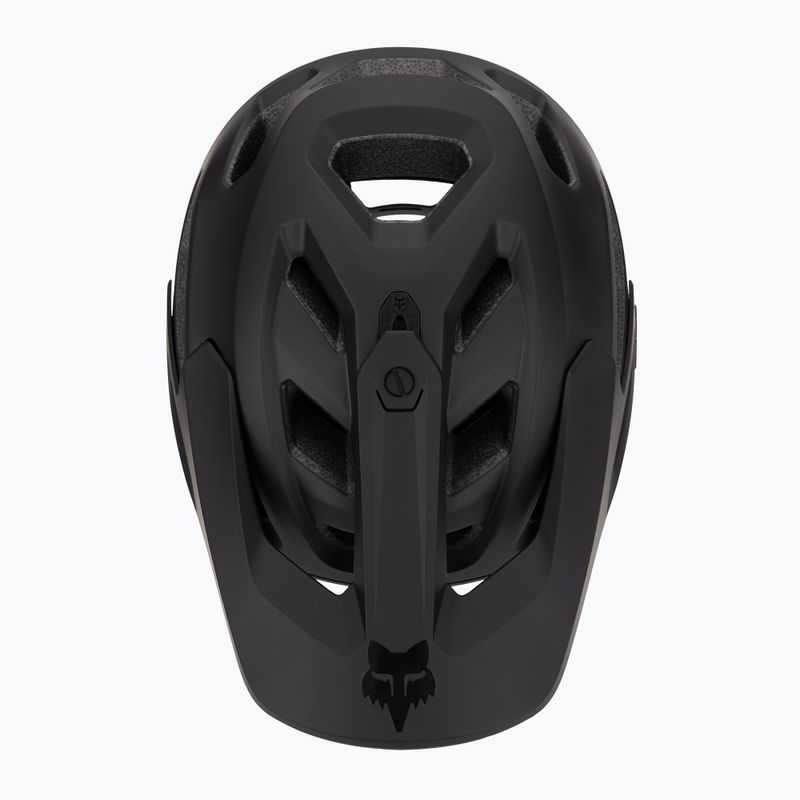 Fox Racing Dropframe Pro matte black bicycle helmet 6