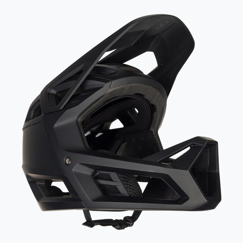 Fox Racing Proframe matte black bicycle helmet