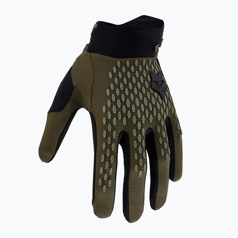 Men's cycling gloves Fox Racing Defend olive green 5