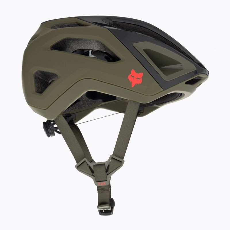Fox Racing Crossframe Pro Ashr olive green bicycle helmet 4