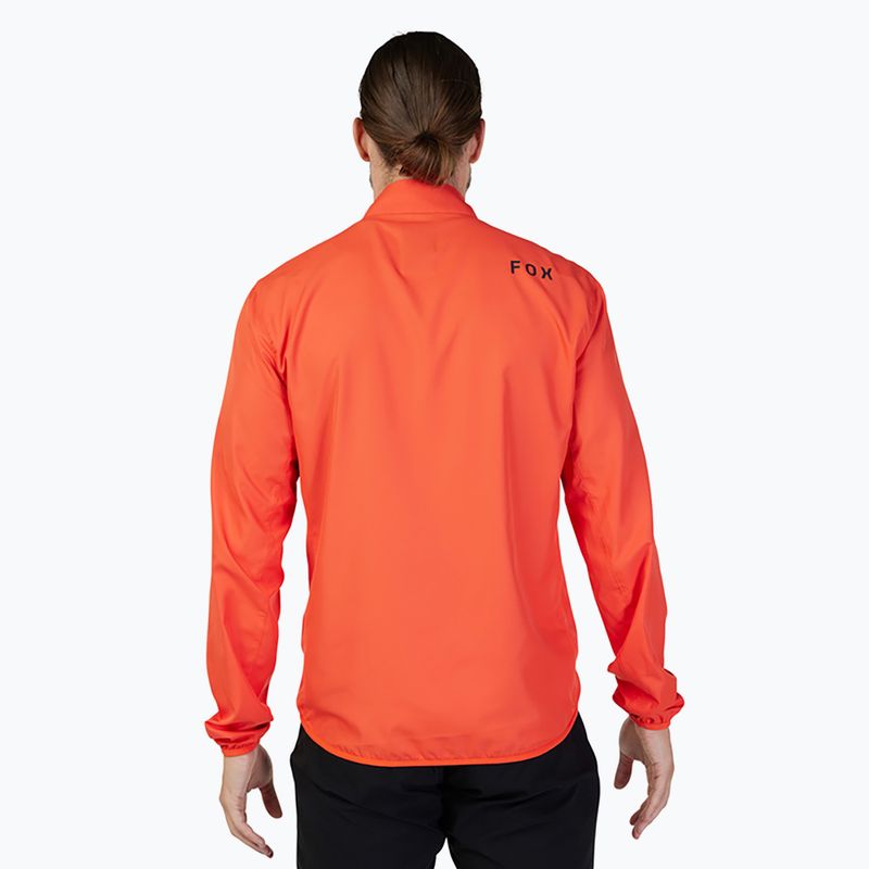 Men's cycling jacket Fox Racing Ranger Wind orange flame 2