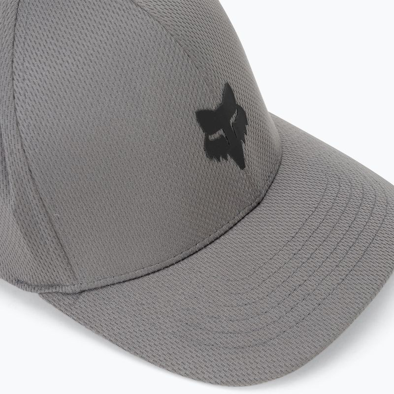 Men's Fox Racing Fox Head Tech Flexfit Hat steel grey 3