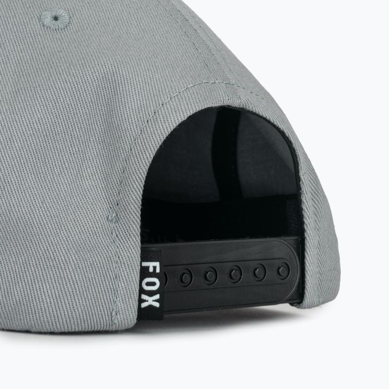 Children's baseball cap Fox Racing Fox Head 110 Snapback Jr steel grey 4