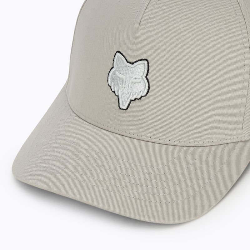 Baseball cap Fox Racing Fox Head Flexfit vin white 3