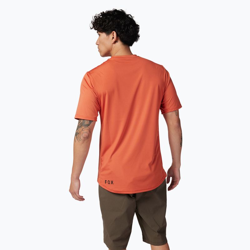Men's cycling jersey Fox Racing Ranger Lab Head atomic orange 2