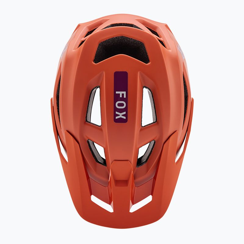 Fox Racing Speedframe CE bike helmet atomic orange 3