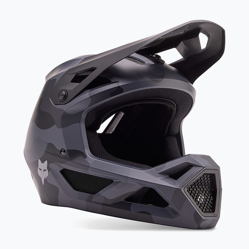 Fox Racing Rampage Camo Jr children's bike helmet black camo