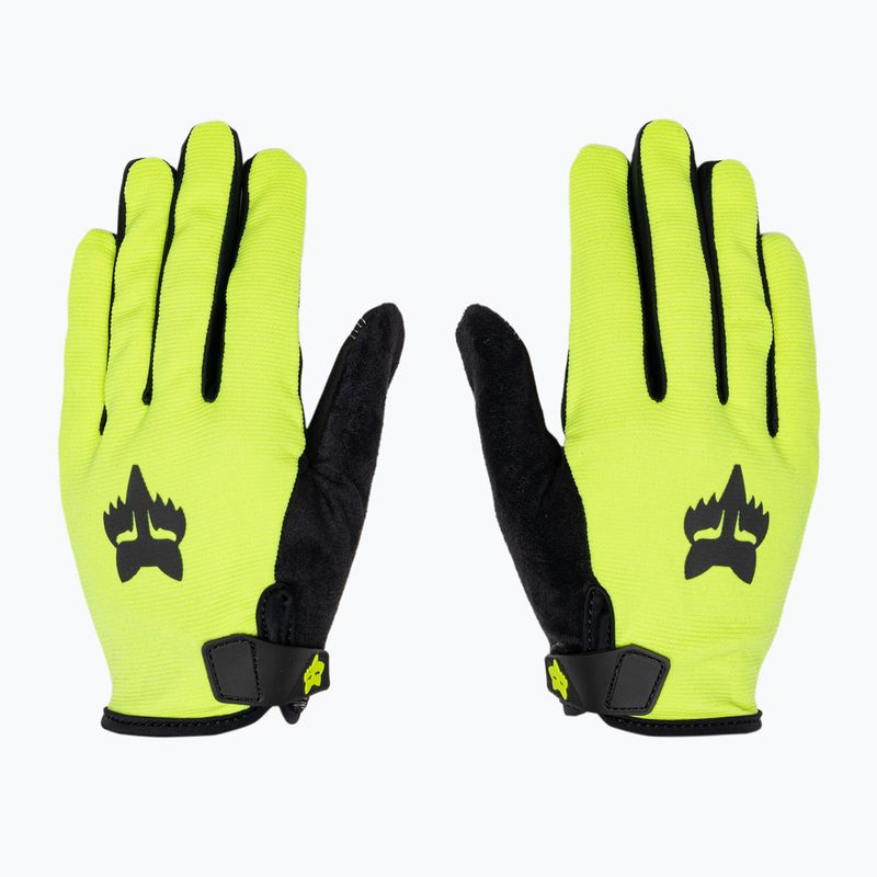 Men's cycling gloves Fox Racing Ranger fluorescent yellow 3