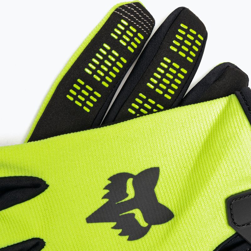 Men's cycling gloves Fox Racing Ranger fluorescent yellow 4