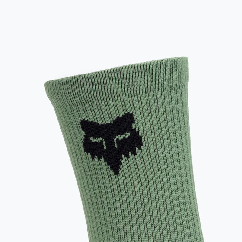 Fox Racing 6 Ranger hunter green cycling socks 3