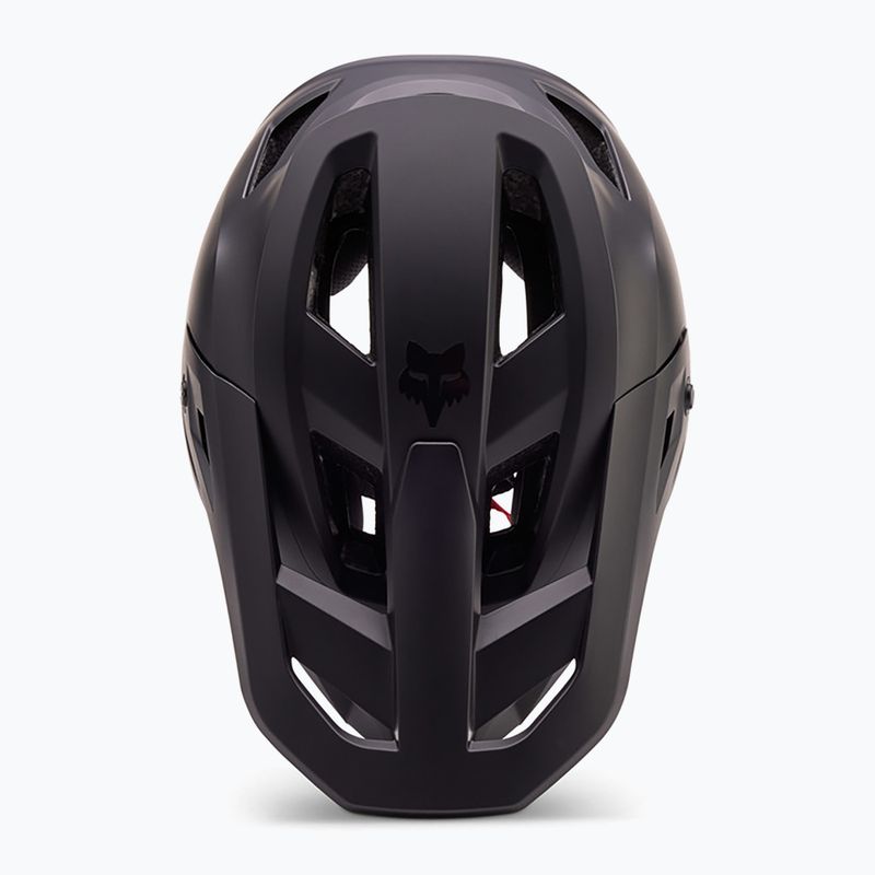 Fox Racing Rampage Jr matte black children's bike helmet 5