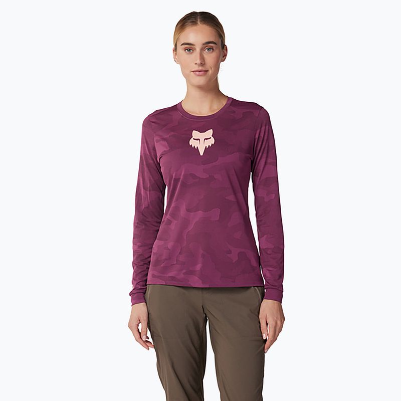 Women's cycling longsleeve Fox Racing Ranger Tru Dri sangria