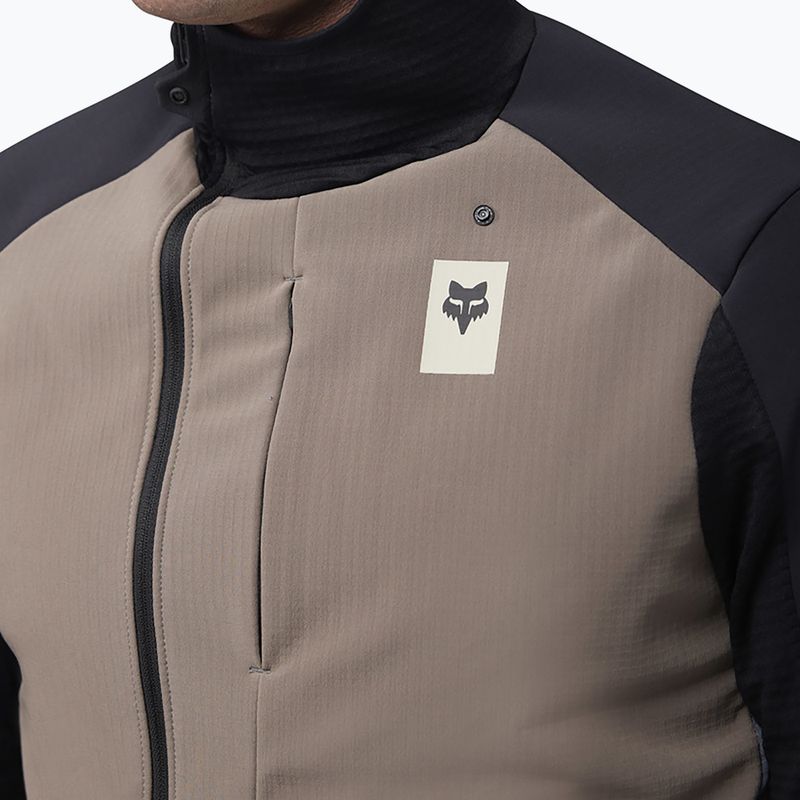 Men's cycling sweatshirt Fox Racing Defend Thermal Hoodie ash 3