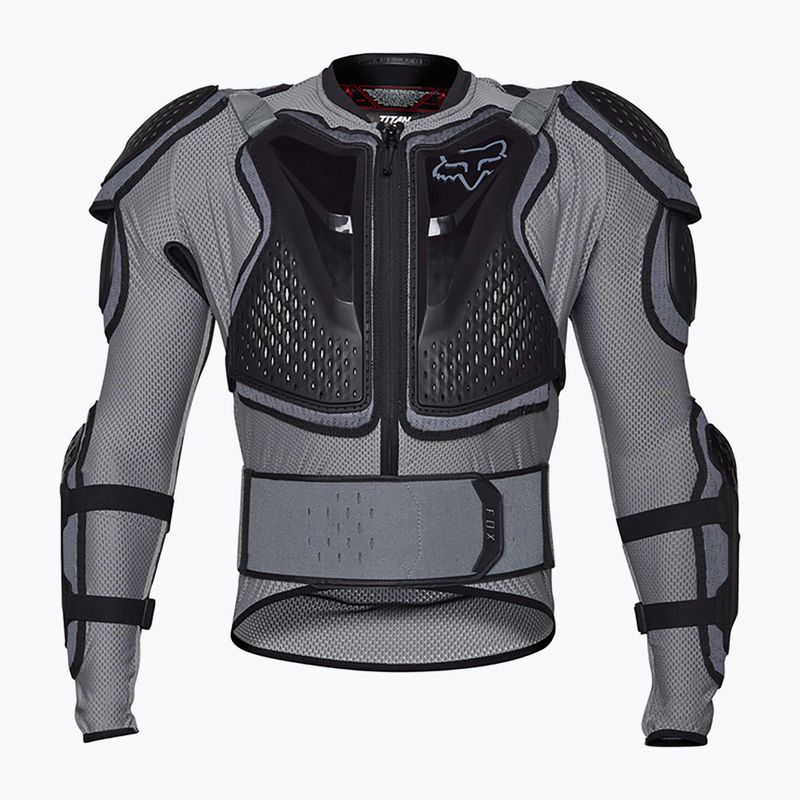 Fox Racing Titan Sport men's cycling armour cloud grey