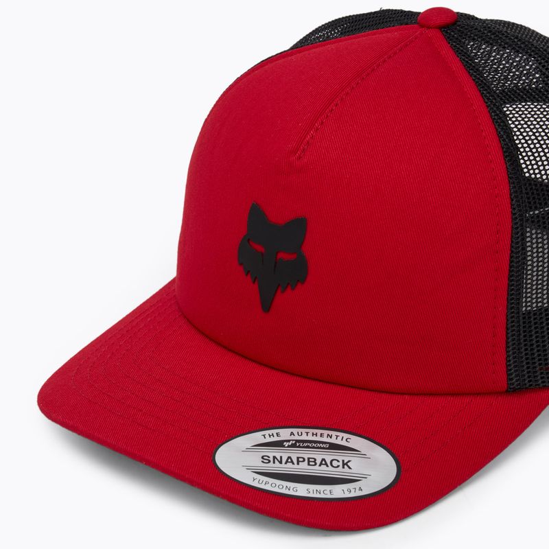 Fox Racing Fox Head Trucker flame red baseball cap 3