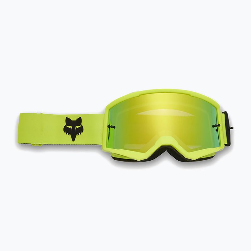 Fox Racing Main Core Spark fluorescent yellow/fluorescent yellow spark cycling goggles