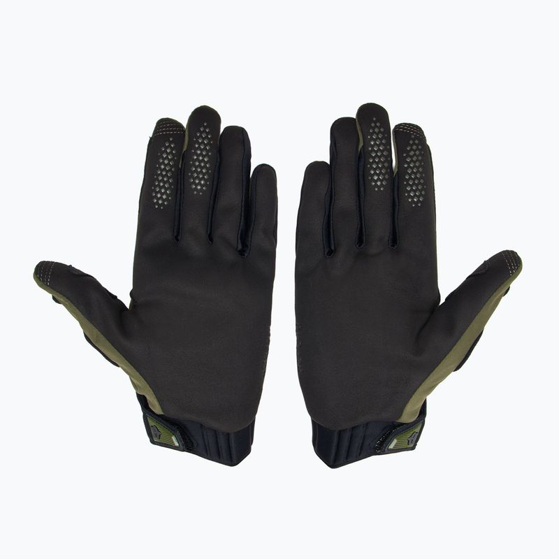 Men's cycling gloves Fox Racing Defend Wind Offroad olive green 3