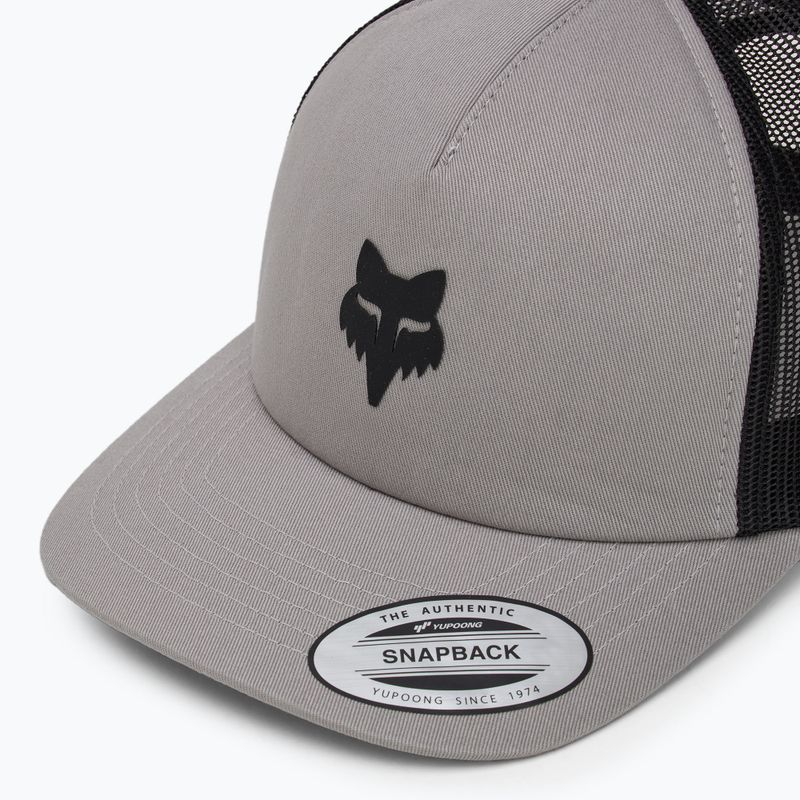 Fox Racing Fox Head Trucker steel grey baseball cap 3