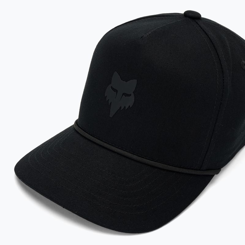 Men's baseball cap Fox Racing Fox Head Rope Hat black/black 3