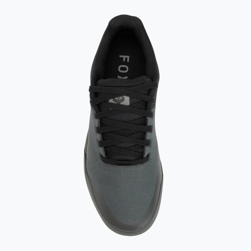 Men's platform cycling shoes Fox Racing Union Canvas dark shadow grey 5