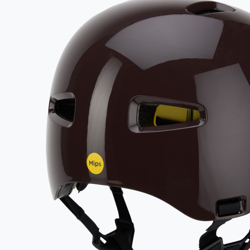 Fox Racing Flight Solid Jr cocoa bike helmet 7