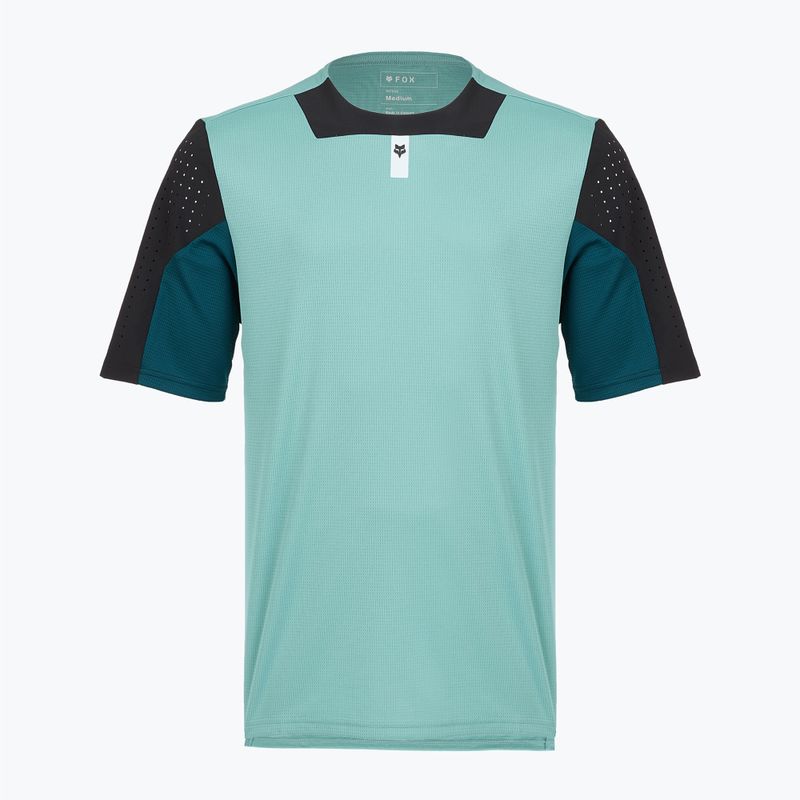 Fox Racing Defend vintage wash blue men's cycling jersey