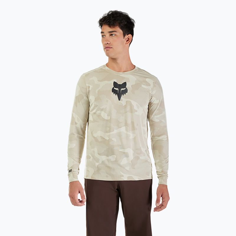 Men's cycling longsleeve Fox Racing Ranger Tru Dri cream