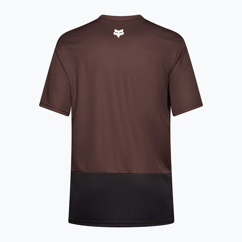 Fox Racing Ranger Wordmark men's cycling jersey cocoa brown 2