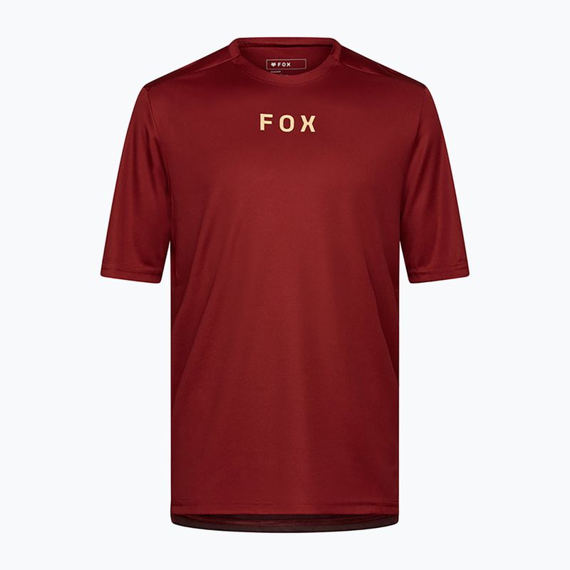 Fox Racing Ranger Wordmark men's cycling jersey rust brown 5