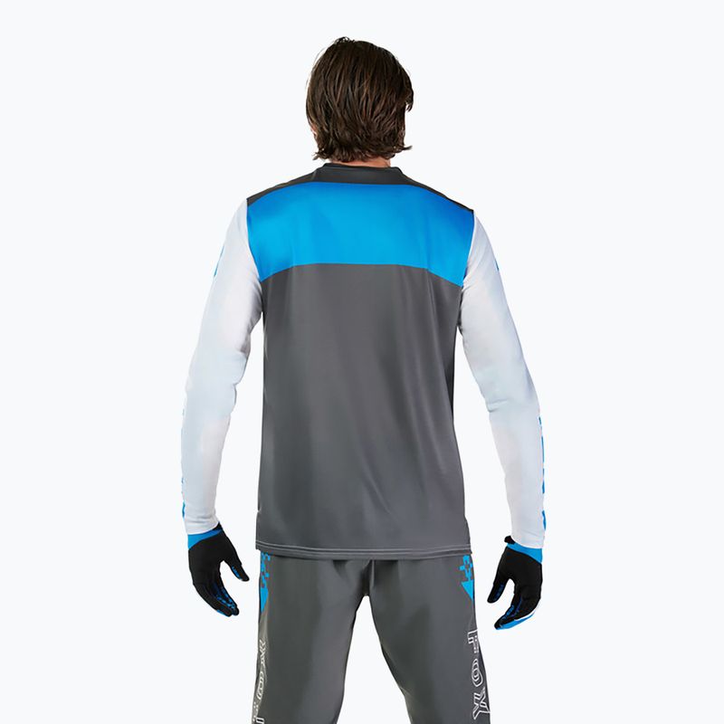 Men's cycling longsleeve Fox Racing Ranger Digi Image white 3