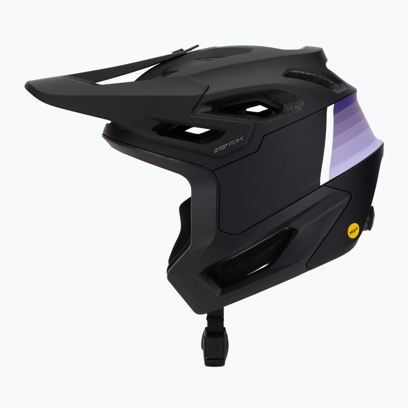 Fox Racing Dropframe Pro Grid black bicycle helmet 3