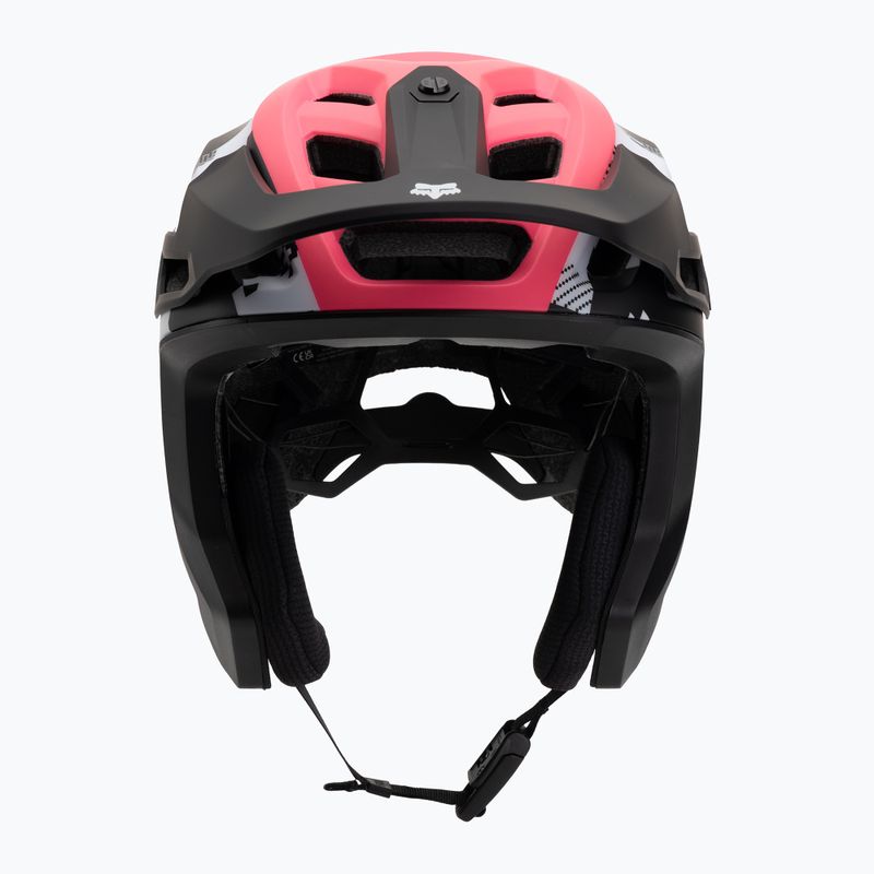 Fox Racing Dropframe Pro Digi Image black/white bike helmet 2