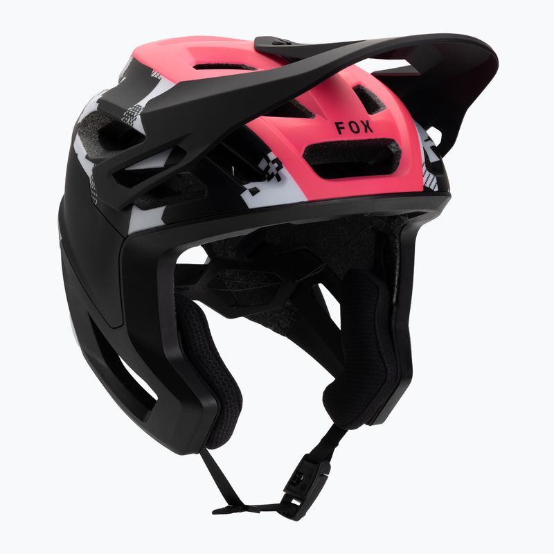 Fox Racing Dropframe Pro Digi Image black/white bike helmet 8